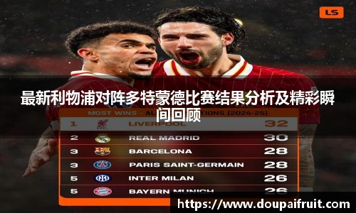 最新利物浦对阵多特蒙德比赛结果分析及精彩瞬间回顾